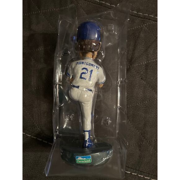 New in Box Kansas City Royals Hall of Fame Jeff Montgomery Bobblehead - Picture 4 of 4